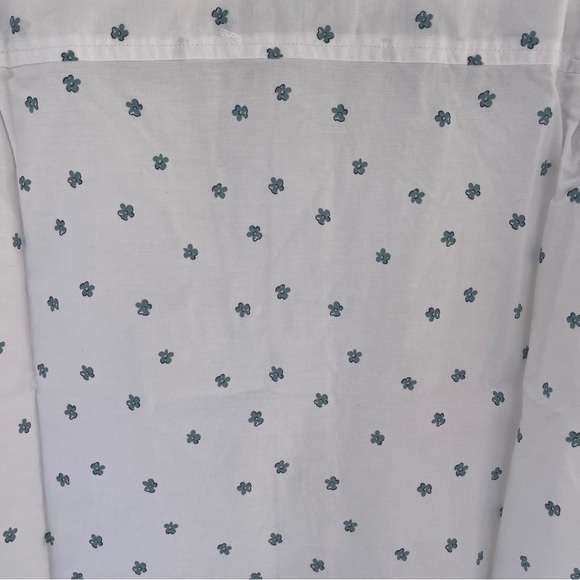 NEW Goodfellow Mens Short sleeve Button Down Floral Print White XXL NWT - Picture 8 of 9